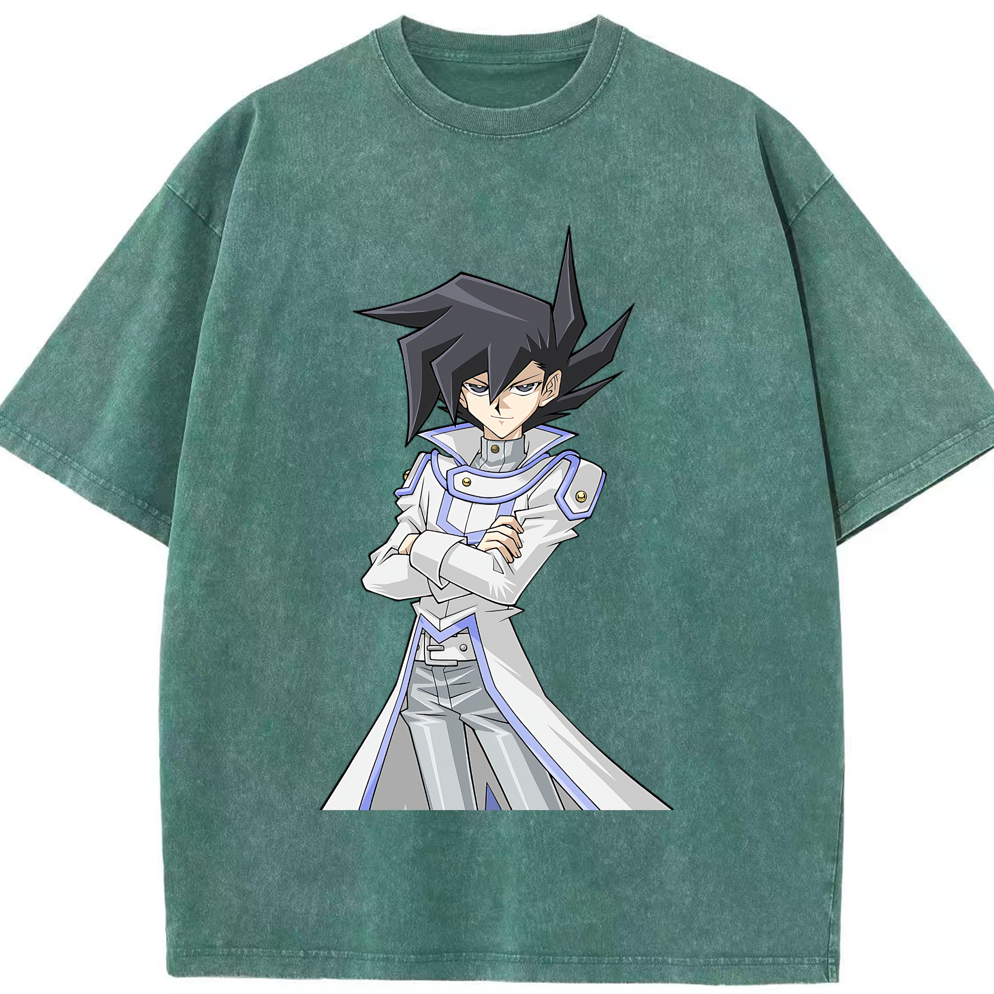 （画像用） 遊☆戯☆王 Yu-Gi-Oh! 綿100% ヴィンテージ風 半袖Tシャツ（フロントプリント）